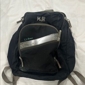 L.L. Bean MJR Black Backpack
